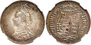 1 Shilling United Kingdom of Great Britain and Ireland (1801-1922) Silver Victoria (1819 - 1901)