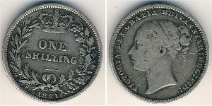 1 Shilling United Kingdom of Great Britain and Ireland (1801-1922) Silver Victoria (1819 - 1901)