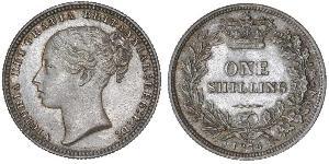 1 Shilling United Kingdom of Great Britain and Ireland (1801-1922) Silver Victoria (1819 - 1901)