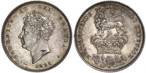 1 Shilling United Kingdom of Great Britain and Ireland (1801-1922) Silver George IV (1762-1830)
