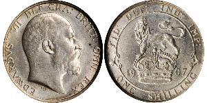 1 Shilling United Kingdom of Great Britain and Ireland (1801-1922) Silver Edward VII (1841-1910)