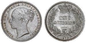 1 Shilling United Kingdom of Great Britain and Ireland (1801-1922) Silver Victoria (1819 - 1901)