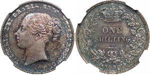 1 Shilling United Kingdom of Great Britain and Ireland (1801-1922) Silver Victoria (1819 - 1901)