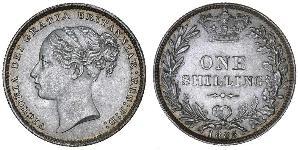 1 Shilling United Kingdom of Great Britain and Ireland (1801-1922) Silver Victoria (1819 - 1901)
