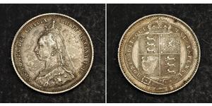 1 Shilling United Kingdom of Great Britain and Ireland (1801-1922) Silver Victoria (1819 - 1901)
