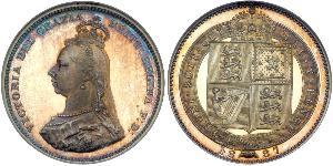 1 Shilling United Kingdom of Great Britain and Ireland (1801-1922) Silver Victoria (1819 - 1901)