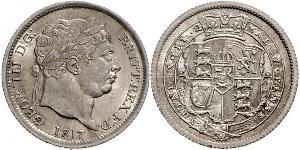 1 Shilling United Kingdom of Great Britain and Ireland (1801-1922) Silver George III (1738-1820)