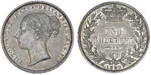 1 Shilling United Kingdom of Great Britain and Ireland (1801-1922) Silver Victoria (1819 - 1901)