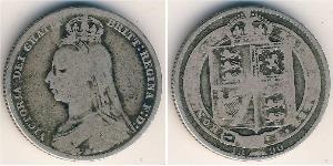 1 Shilling United Kingdom of Great Britain and Ireland (1801-1922) Silver Victoria (1819 - 1901)