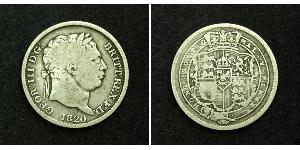 1 Shilling United Kingdom of Great Britain and Ireland (1801-1922) Silver George III (1738-1820)