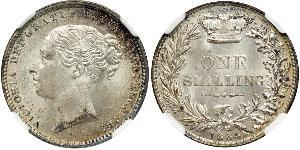 1 Shilling United Kingdom of Great Britain and Ireland (1801-1922) Silver Victoria (1819 - 1901)