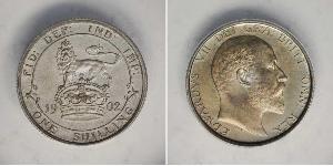 1 Shilling United Kingdom of Great Britain and Ireland (1801-1922) Silver Edward VII (1841-1910)