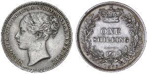 1 Shilling United Kingdom of Great Britain and Ireland (1801-1922) Silver Victoria (1819 - 1901)
