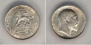 1 Shilling United Kingdom of Great Britain and Ireland (1801-1922) Silver Edward VII (1841-1910)