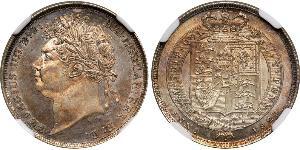 1 Shilling United Kingdom of Great Britain and Ireland (1801-1922) Silver George IV (1762-1830)