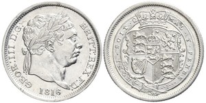 1 Shilling United Kingdom of Great Britain and Ireland (1801-1922) Silver George III (1738-1820)