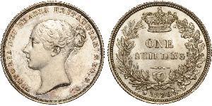 1 Shilling United Kingdom of Great Britain and Ireland (1801-1922) Silver Victoria (1819 - 1901)