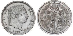 1 Shilling United Kingdom of Great Britain and Ireland (1801-1922) Silver George III (1738-1820)