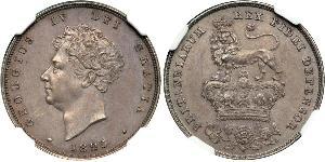 1 Shilling United Kingdom of Great Britain and Ireland (1801-1922) Silver George IV (1762-1830)