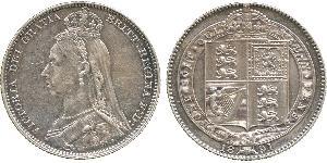 1 Shilling United Kingdom of Great Britain and Ireland (1801-1922) Silver Victoria (1819 - 1901)