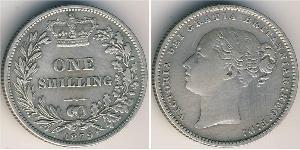 1 Shilling United Kingdom of Great Britain and Ireland (1801-1922) Silver Victoria (1819 - 1901)