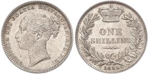 1 Shilling United Kingdom of Great Britain and Ireland (1801-1922) Silver Victoria (1819 - 1901)