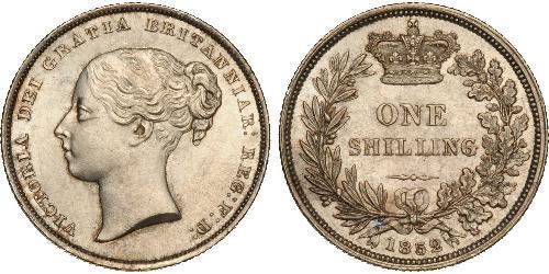 1 Shilling United Kingdom of Great Britain and Ireland (1801-1922) Silver Victoria (1819 - 1901)