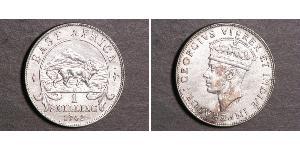 1 Shilling 东非 銀 乔治六世 (1895-1952)
