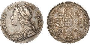 1 Shilling 大不列顛王國 (1707 - 1800) 銀 乔治二世 (大不列颠) (1683 - 1760)