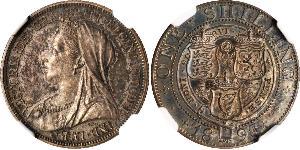 1 Shilling 大不列颠及爱尔兰联合王国 (1801 - 1922) 銀 维多利亚 (英国君主)