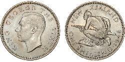 1 Shilling 新西兰 銀 乔治六世 (1895-1952)