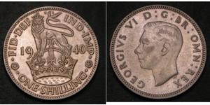 1 Shilling 英国 銀 