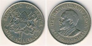 1 Shilling 肯尼亚 (1963 - ) 銅/镍 