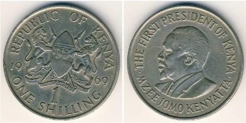 1 Shilling 肯尼亚 (1963 - ) 銅/镍 