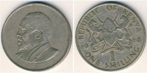 1 Shilling 肯尼亚 (1963 - ) 銅/镍 