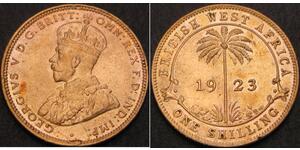 1 Shilling British West Africa (1780 - 1960) 黃銅 
