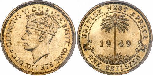 1 Shilling British West Africa (1780 - 1960) 黃銅 乔治六世 (1895-1952)