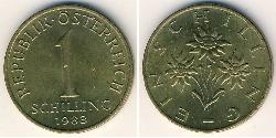 1 Shilling 奥地利 黃銅 