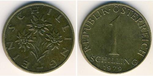 1 Shilling 奥地利 黃銅 