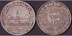 1 Shilling / 1 Token United Kingdom of Great Britain and Ireland (1801-1922) Silver 