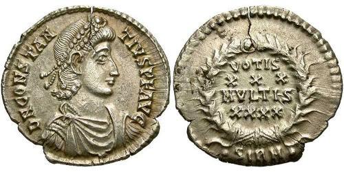 1 Siliqua Imperio romano (27BC-395) Plata Constancio II (317 - 361)