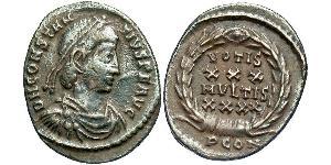 1 Siliqua Römische Kaiserzeit (27BC-395) Silber Constantius II(317 - 361)