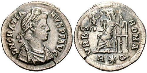 1 Siliqua Römische Kaiserzeit (27BC-395) Silber Gratian  (359-383)