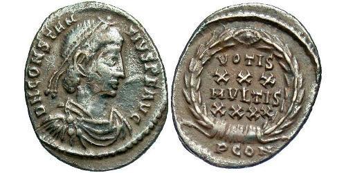 1 Siliqua Römische Kaiserzeit (27BC-395) Silber Constantius II(317 - 361)