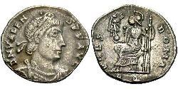 1 Siliqua Byzantine Empire (330-1453) Silver Valens (328-378)