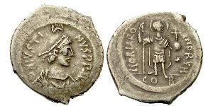 1 Siliqua Byzantine Empire (330-1453) Silver Justin II (520-578)