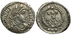 1 Siliqua Byzantine Empire (330-1453) Silver Valens (328-378)
