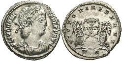 1 Silique Empire romain (27BC-395) Argent Constant I (320-350)