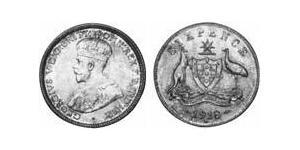1 Sixpence Australien (1788 - 1939) Silber George V (1865-1936)