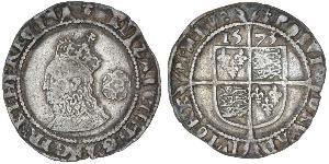 1 Sixpence 英格兰王国 銀 Elizabeth I (1533-1603)